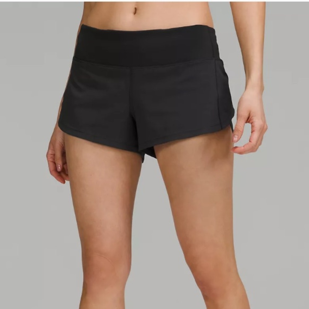 Speed Up Low-Rise Lined Short 2.5" black Size 2